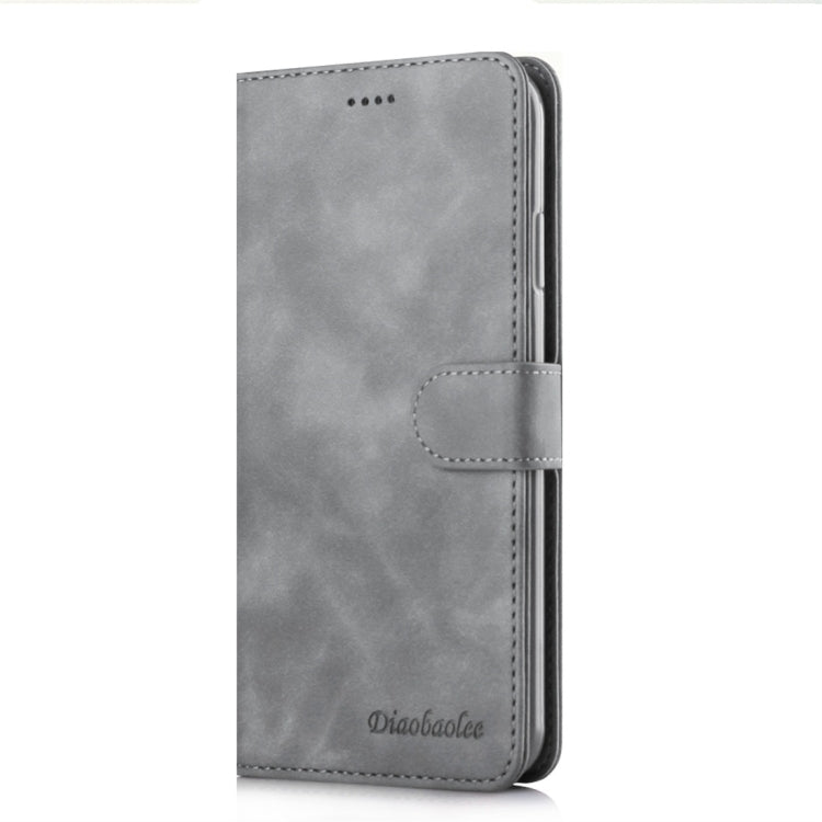 For iPhone XS Max Diaobaolee Pure Fresh Texture Horizontal Flip Leather Case, with Holder & Card Slot & Wallet & Photo Frame