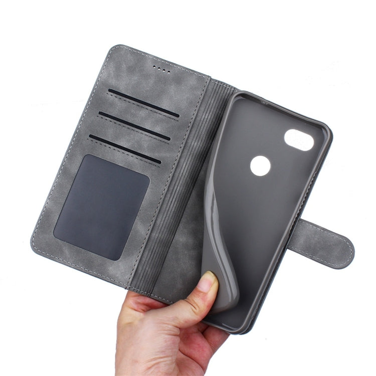 For Google Pixel 3a Diaobaolee Pure Fresh Texture Horizontal Flip Leather Case, with Holder & Card Slot & Wallet & Photo Frame
