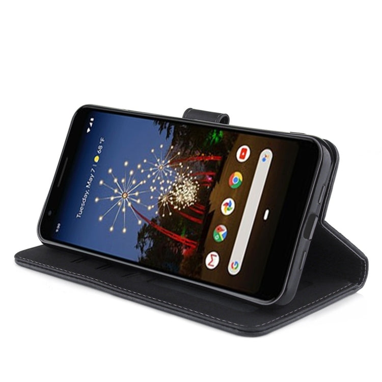 For Google Pixel 3a XL Diaobaolee Pure Fresh Texture Horizontal Flip Leather Case, with Holder & Card Slot & Wallet & Photo Frame