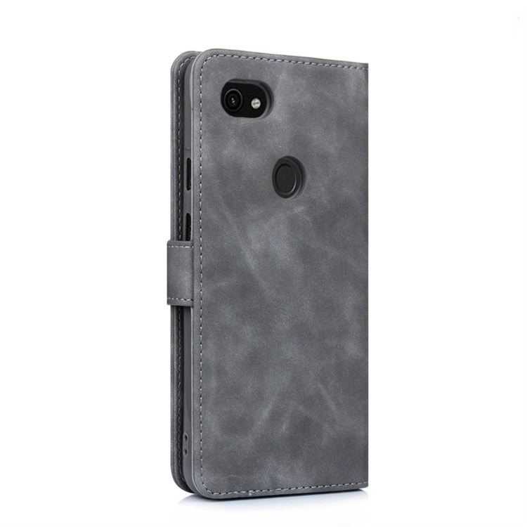 For Google Pixel 3a XL Diaobaolee Pure Fresh Texture Horizontal Flip Leather Case, with Holder & Card Slot & Wallet & Photo Frame