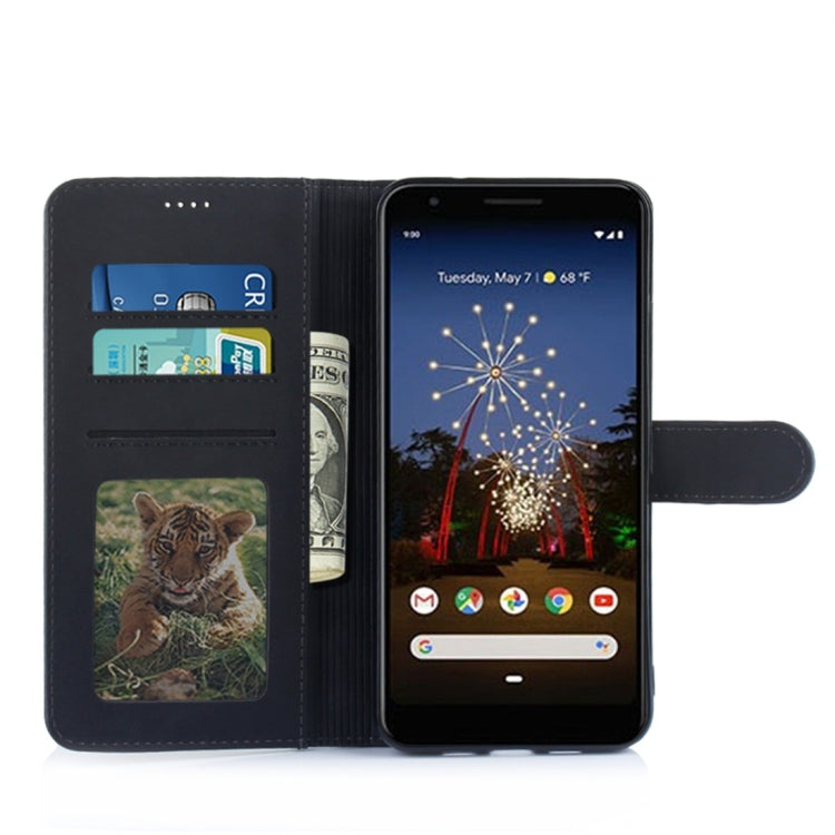 For Google Pixel 3 Lite XL Diaobaolee Pure Fresh Texture Horizontal Flip Leather Case, with Holder & Card Slot & Wallet & Photo Frame