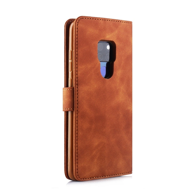 For Huawei Mate 20 Diaobaolee Pure Fresh Texture Horizontal Flip Leather Case, with Holder & Card Slot & Wallet & Photo Frame