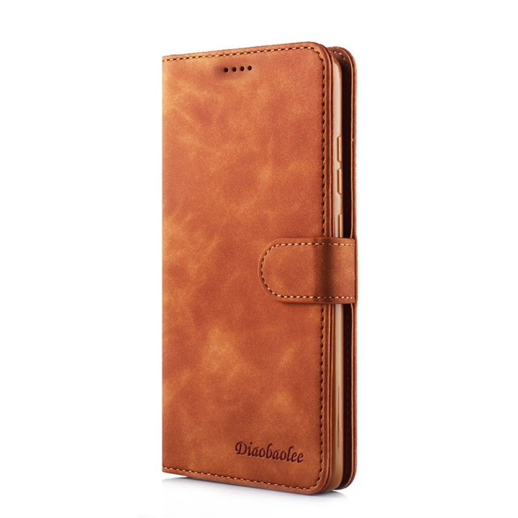 For Huawei Mate 20 Diaobaolee Pure Fresh Texture Horizontal Flip Leather Case, with Holder & Card Slot & Wallet & Photo Frame