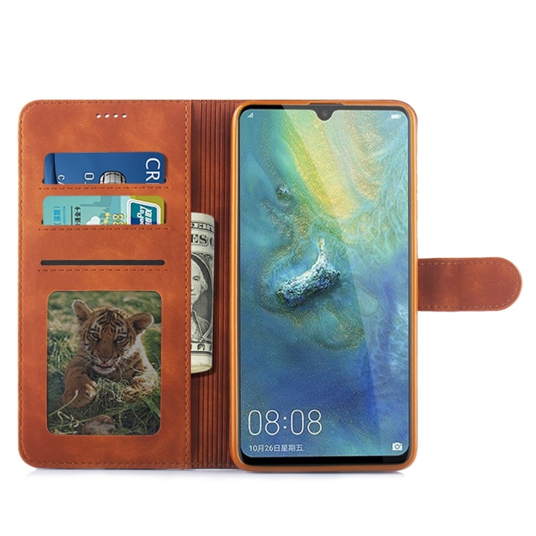 For Huawei Mate 20 Diaobaolee Pure Fresh Texture Horizontal Flip Leather Case, with Holder & Card Slot & Wallet & Photo Frame