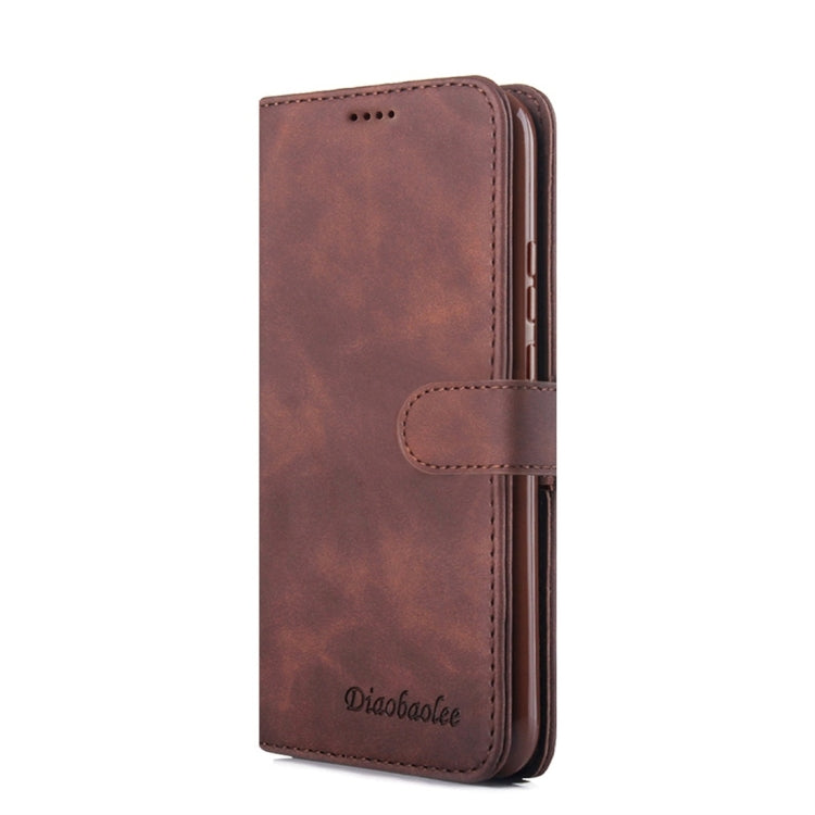 For Huawei Mate 20 Diaobaolee Pure Fresh Texture Horizontal Flip Leather Case, with Holder & Card Slot & Wallet & Photo Frame