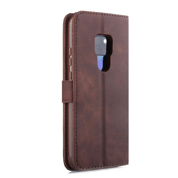 For Huawei Mate 20 Diaobaolee Pure Fresh Texture Horizontal Flip Leather Case, with Holder & Card Slot & Wallet & Photo Frame