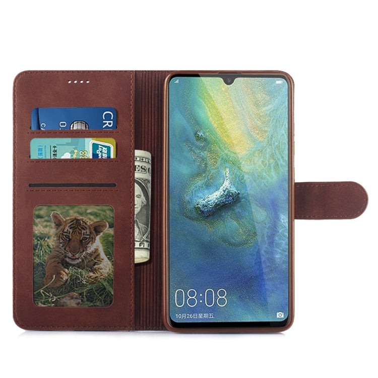 For Huawei Mate 20 Diaobaolee Pure Fresh Texture Horizontal Flip Leather Case, with Holder & Card Slot & Wallet & Photo Frame