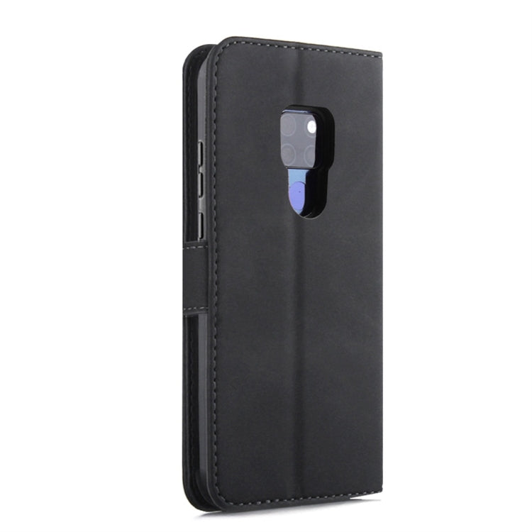 For Huawei Mate 20 Diaobaolee Pure Fresh Texture Horizontal Flip Leather Case, with Holder & Card Slot & Wallet & Photo Frame