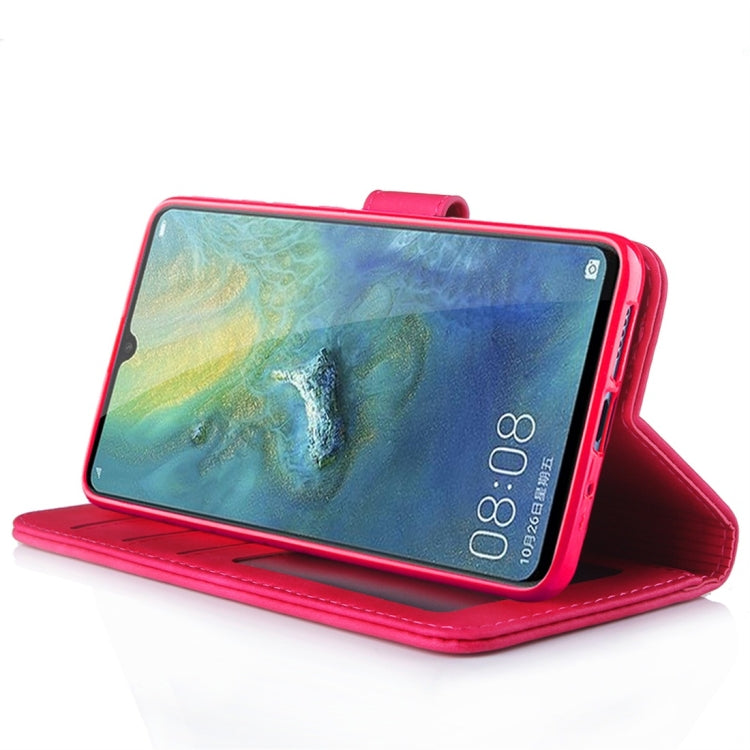 For Huawei Mate 20 Diaobaolee Pure Fresh Texture Horizontal Flip Leather Case, with Holder & Card Slot & Wallet & Photo Frame