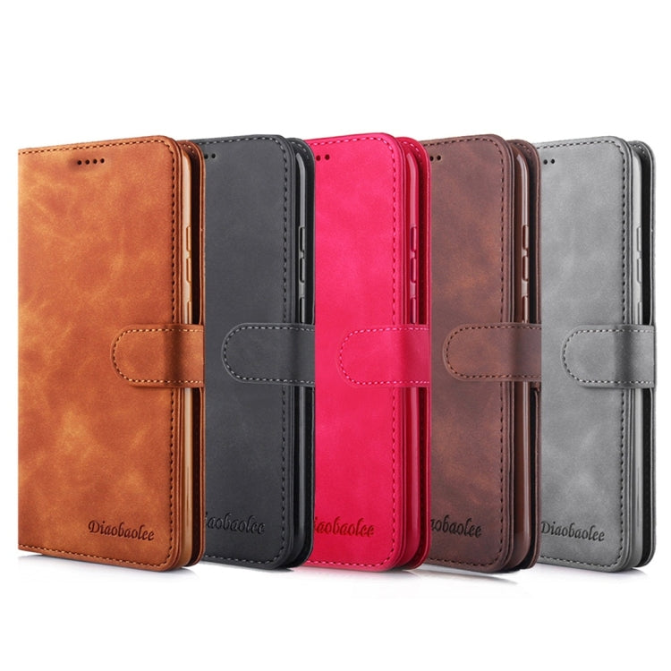For Huawei Mate 20 Diaobaolee Pure Fresh Texture Horizontal Flip Leather Case, with Holder & Card Slot & Wallet & Photo Frame