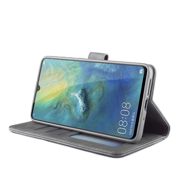 For Huawei Mate 20 Diaobaolee Pure Fresh Texture Horizontal Flip Leather Case, with Holder & Card Slot & Wallet & Photo Frame