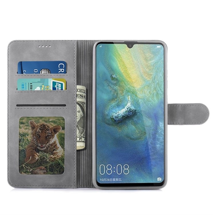 For Huawei Mate 20 Diaobaolee Pure Fresh Texture Horizontal Flip Leather Case, with Holder & Card Slot & Wallet & Photo Frame