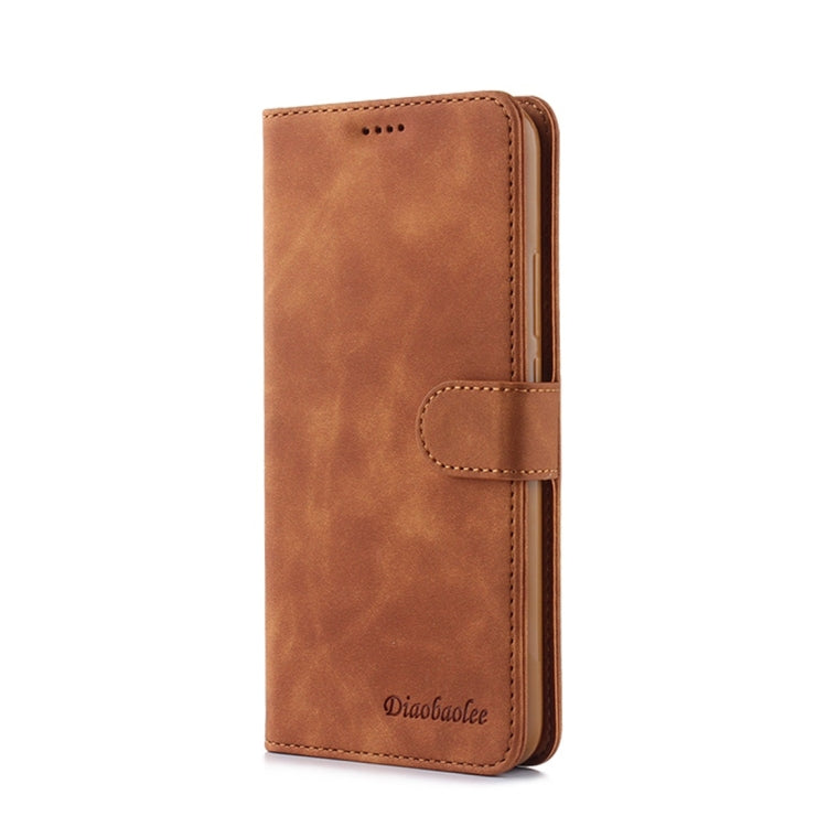 For Huawei Mate 20 Lite Diaobaolee Pure Fresh Texture Horizontal Flip Leather Case, with Holder & Card Slot & Wallet & Photo Frame
