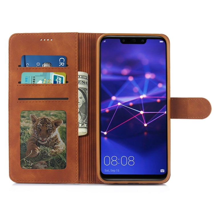 For Huawei Mate 20 Lite Diaobaolee Pure Fresh Texture Horizontal Flip Leather Case, with Holder & Card Slot & Wallet & Photo Frame