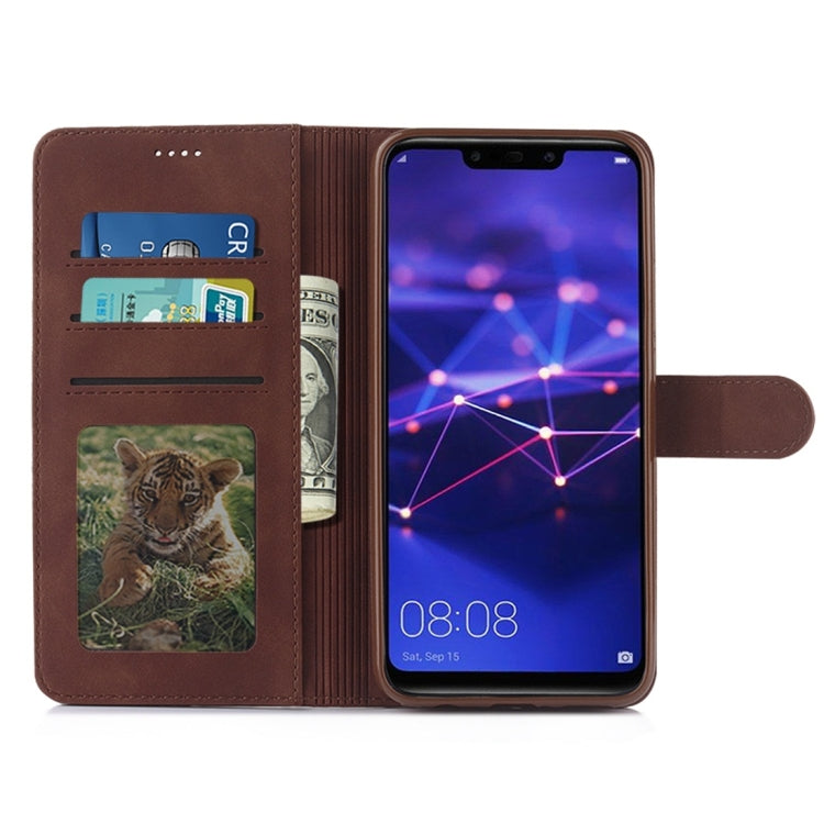 For Huawei Mate 20 Lite Diaobaolee Pure Fresh Texture Horizontal Flip Leather Case, with Holder & Card Slot & Wallet & Photo Frame