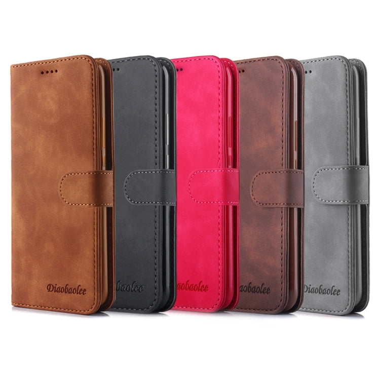 For Huawei Mate 20 Lite Diaobaolee Pure Fresh Texture Horizontal Flip Leather Case, with Holder & Card Slot & Wallet & Photo Frame