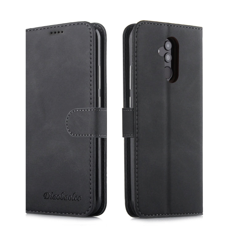 For Huawei Mate 20 Lite Diaobaolee Pure Fresh Texture Horizontal Flip Leather Case, with Holder & Card Slot & Wallet & Photo Frame