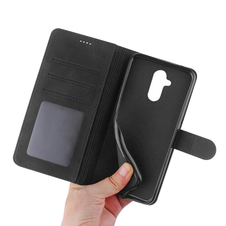 For Huawei Mate 20 Lite Diaobaolee Pure Fresh Texture Horizontal Flip Leather Case, with Holder & Card Slot & Wallet & Photo Frame