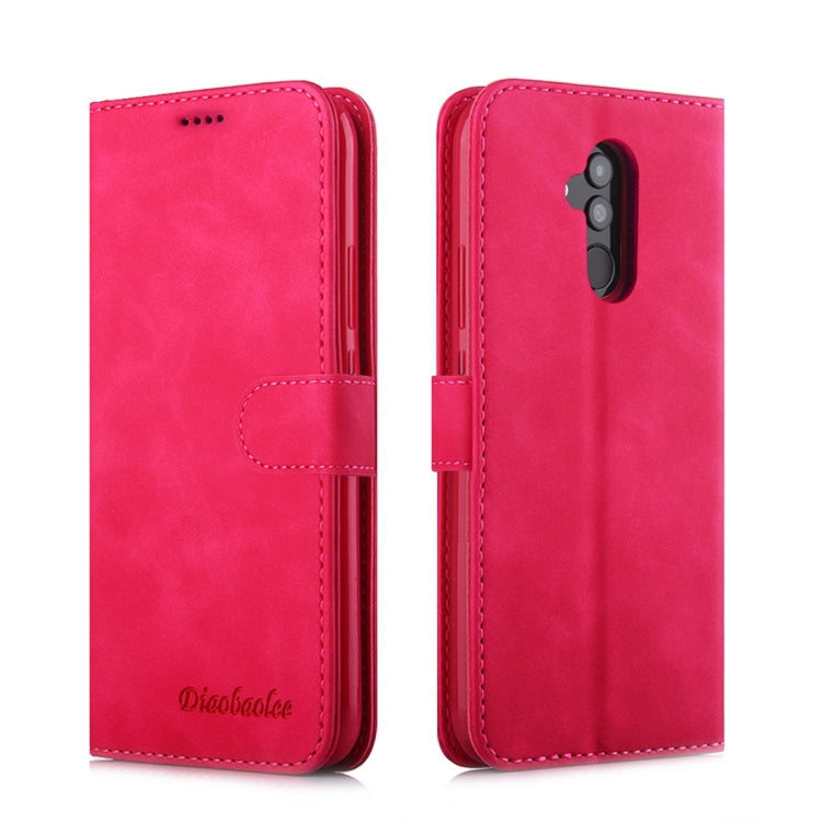 For Huawei Mate 20 Lite Diaobaolee Pure Fresh Texture Horizontal Flip Leather Case, with Holder & Card Slot & Wallet & Photo Frame