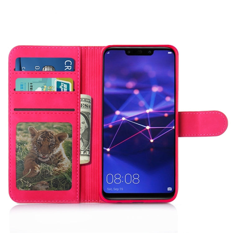 For Huawei Mate 20 Lite Diaobaolee Pure Fresh Texture Horizontal Flip Leather Case, with Holder & Card Slot & Wallet & Photo Frame