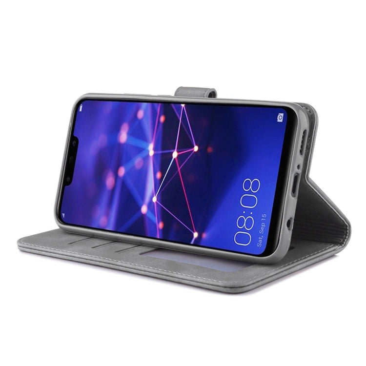 For Huawei Mate 20 Lite Diaobaolee Pure Fresh Texture Horizontal Flip Leather Case, with Holder & Card Slot & Wallet & Photo Frame