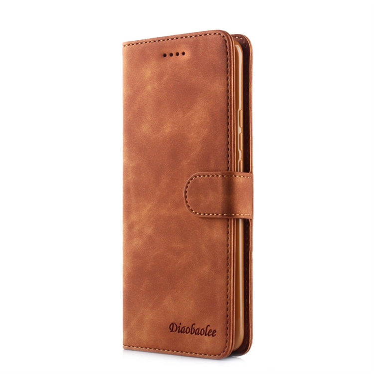 For Huawei Mate 20 Pro Diaobaolee Pure Fresh Texture Horizontal Flip Leather Case, with Holder & Card Slot & Wallet & Photo Frame