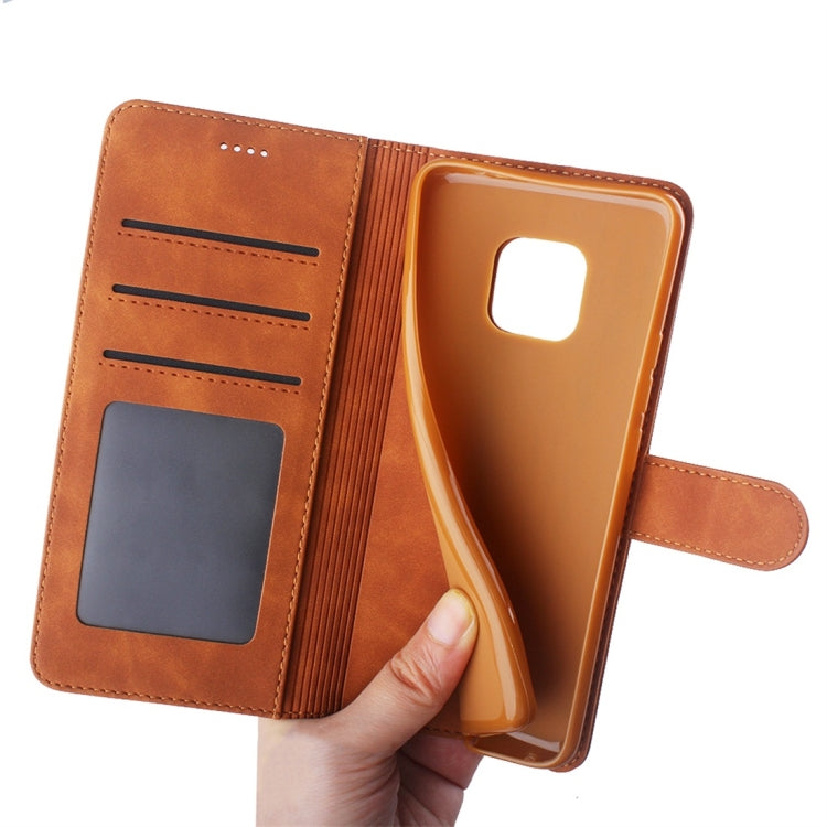 For Huawei Mate 20 Pro Diaobaolee Pure Fresh Texture Horizontal Flip Leather Case, with Holder & Card Slot & Wallet & Photo Frame