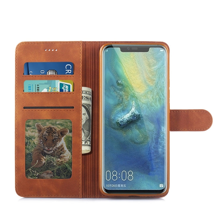 For Huawei Mate 20 Pro Diaobaolee Pure Fresh Texture Horizontal Flip Leather Case, with Holder & Card Slot & Wallet & Photo Frame