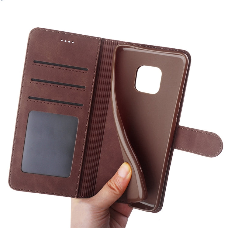 For Huawei Mate 20 Pro Diaobaolee Pure Fresh Texture Horizontal Flip Leather Case, with Holder & Card Slot & Wallet & Photo Frame