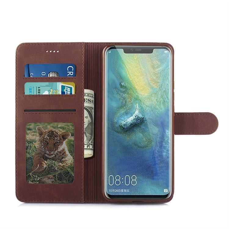For Huawei Mate 20 Pro Diaobaolee Pure Fresh Texture Horizontal Flip Leather Case, with Holder & Card Slot & Wallet & Photo Frame