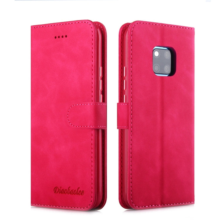 For Huawei Mate 20 Pro Diaobaolee Pure Fresh Texture Horizontal Flip Leather Case, with Holder & Card Slot & Wallet & Photo Frame