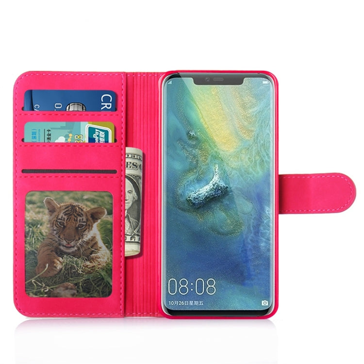 For Huawei Mate 20 Pro Diaobaolee Pure Fresh Texture Horizontal Flip Leather Case, with Holder & Card Slot & Wallet & Photo Frame