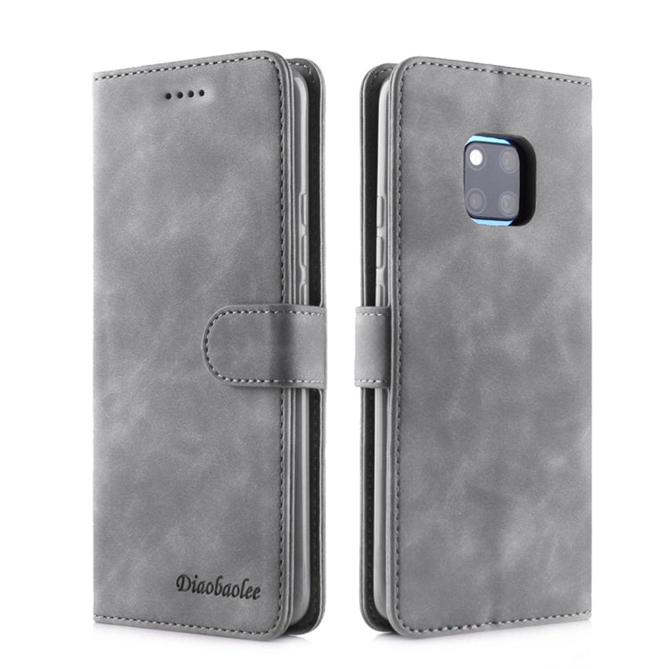 For Huawei Mate 20 Pro Diaobaolee Pure Fresh Texture Horizontal Flip Leather Case, with Holder & Card Slot & Wallet & Photo Frame