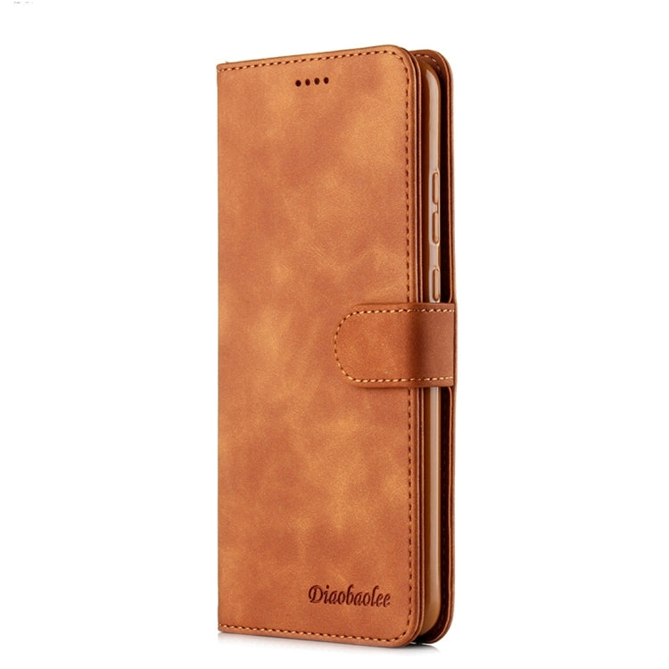 For Huawei Mate 30 Diaobaolee Pure Fresh Texture Horizontal Flip Leather Case, with Holder & Card Slot & Wallet & Photo Frame