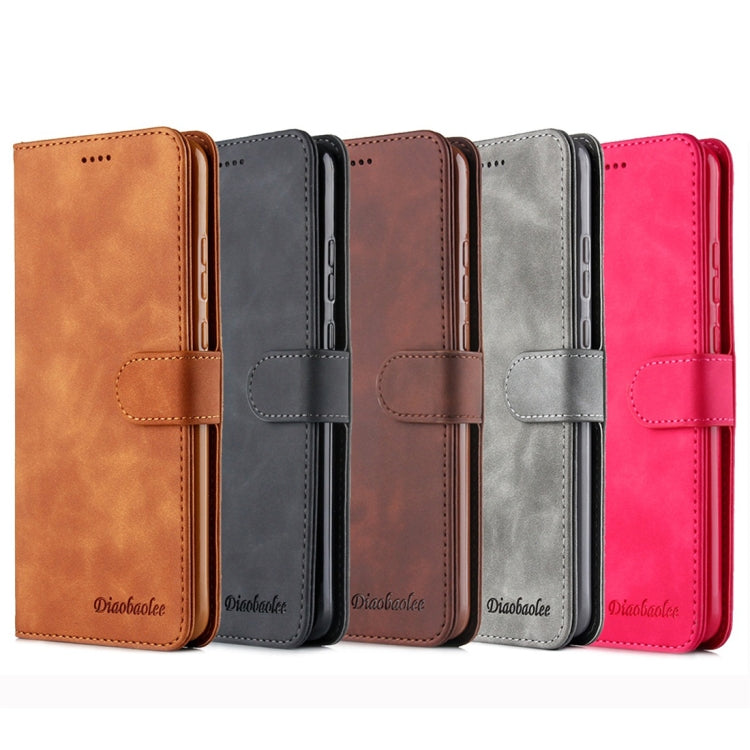 For Huawei Mate 30 Diaobaolee Pure Fresh Texture Horizontal Flip Leather Case, with Holder & Card Slot & Wallet & Photo Frame