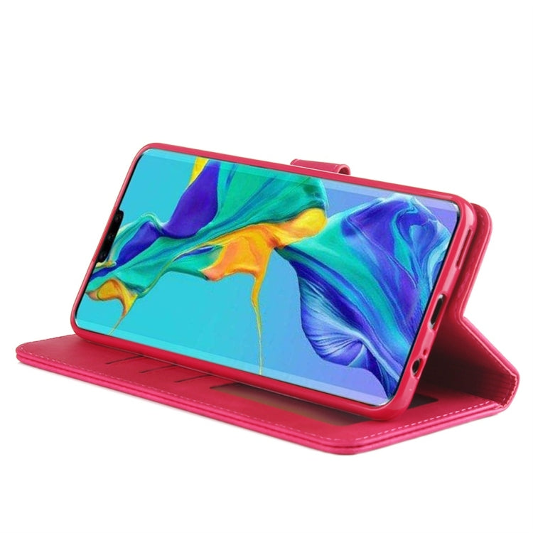 For Huawei Mate 30 Diaobaolee Pure Fresh Texture Horizontal Flip Leather Case, with Holder & Card Slot & Wallet & Photo Frame