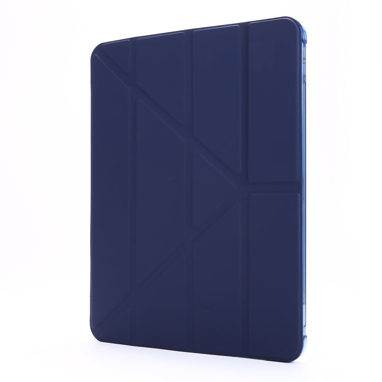 For iPad Pro 11 2022 / 2021 Multi-folding Horizontal Flip PU Leather + Shockproof TPU Tablet Case with Holder & Pen Slot