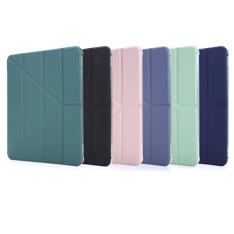 For iPad Pro 11 2022 / 2021 Multi-folding Horizontal Flip PU Leather + Shockproof TPU Tablet Case with Holder & Pen Slot