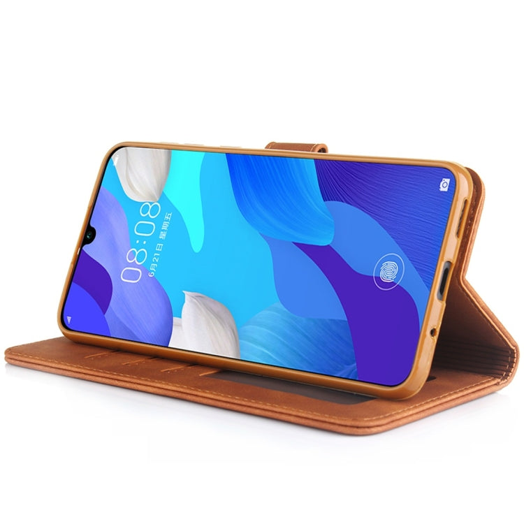 For Huawei Nova 5 Diaobaolee Pure Fresh Texture Horizontal Flip Leather Case, with Holder & Card Slot & Wallet & Photo Frame