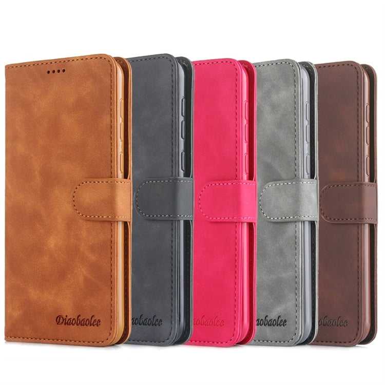 For Huawei Nova 5 Diaobaolee Pure Fresh Texture Horizontal Flip Leather Case, with Holder & Card Slot & Wallet & Photo Frame