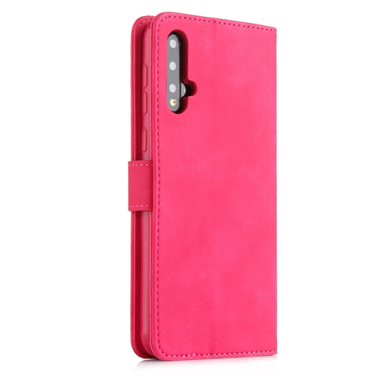 For Huawei Nova 5 Diaobaolee Pure Fresh Texture Horizontal Flip Leather Case, with Holder & Card Slot & Wallet & Photo Frame