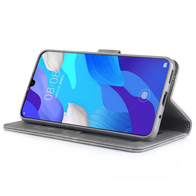 For Huawei Nova 5 Diaobaolee Pure Fresh Texture Horizontal Flip Leather Case, with Holder & Card Slot & Wallet & Photo Frame