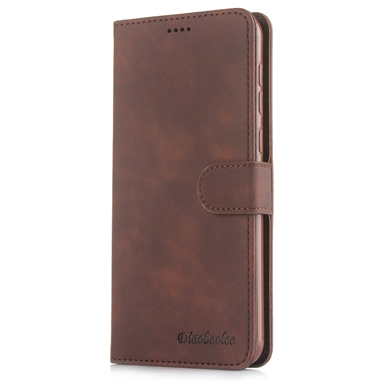 For Huawei Nova 5 Pro Diaobaolee Pure Fresh Texture Horizontal Flip Leather Case, with Holder & Card Slot & Wallet & Photo Frame