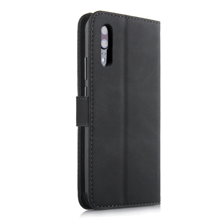 For Huawei P20 Diaobaolee Pure Fresh Texture Horizontal Flip Leather Case, with Holder & Card Slot & Wallet & Photo Frame