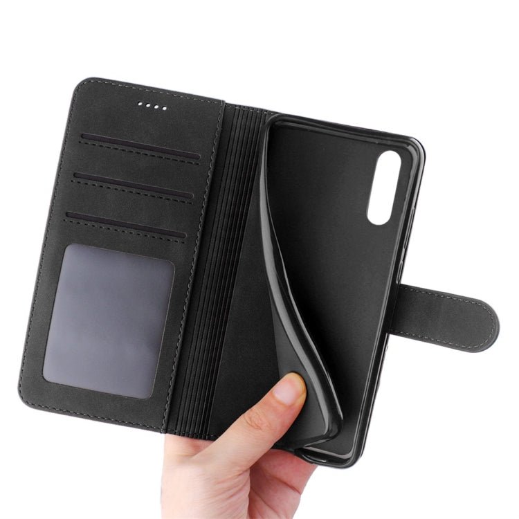 For Huawei P20 Diaobaolee Pure Fresh Texture Horizontal Flip Leather Case, with Holder & Card Slot & Wallet & Photo Frame