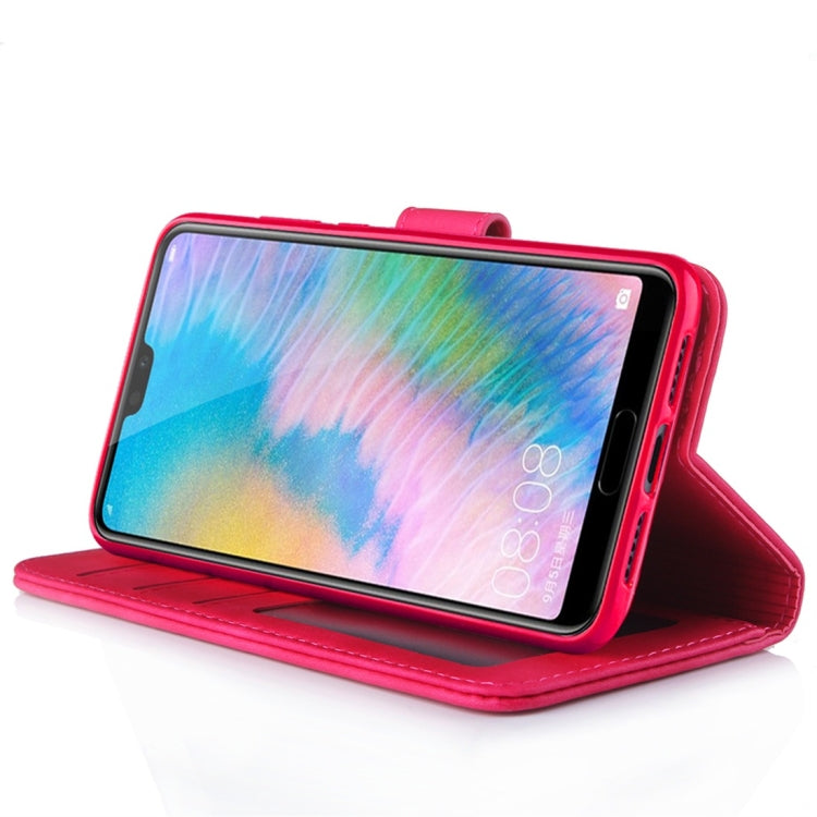 For Huawei P20 Diaobaolee Pure Fresh Texture Horizontal Flip Leather Case, with Holder & Card Slot & Wallet & Photo Frame