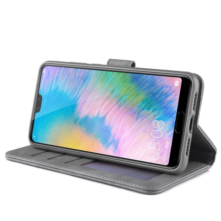 For Huawei P20 Diaobaolee Pure Fresh Texture Horizontal Flip Leather Case, with Holder & Card Slot & Wallet & Photo Frame