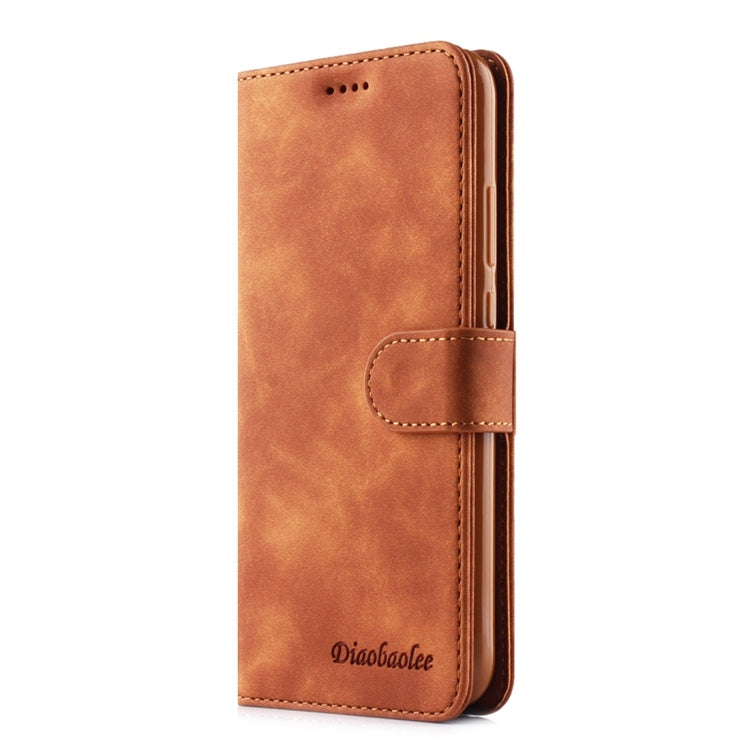 For Huawei P20 Lite / nova 3e Diaobaolee Pure Fresh Texture Horizontal Flip Leather Case, with Holder & Card Slot & Wallet & Photo Frame