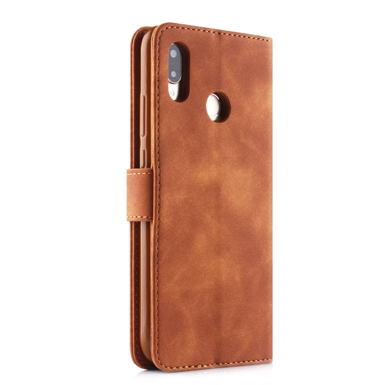 For Huawei P20 Lite / nova 3e Diaobaolee Pure Fresh Texture Horizontal Flip Leather Case, with Holder & Card Slot & Wallet & Photo Frame