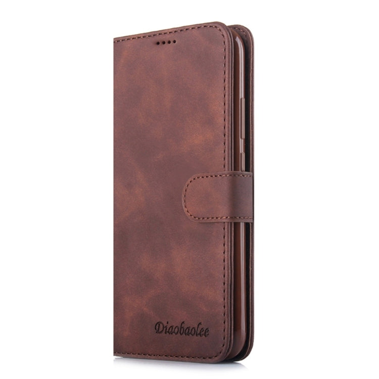 For Huawei P20 Lite / nova 3e Diaobaolee Pure Fresh Texture Horizontal Flip Leather Case, with Holder & Card Slot & Wallet & Photo Frame